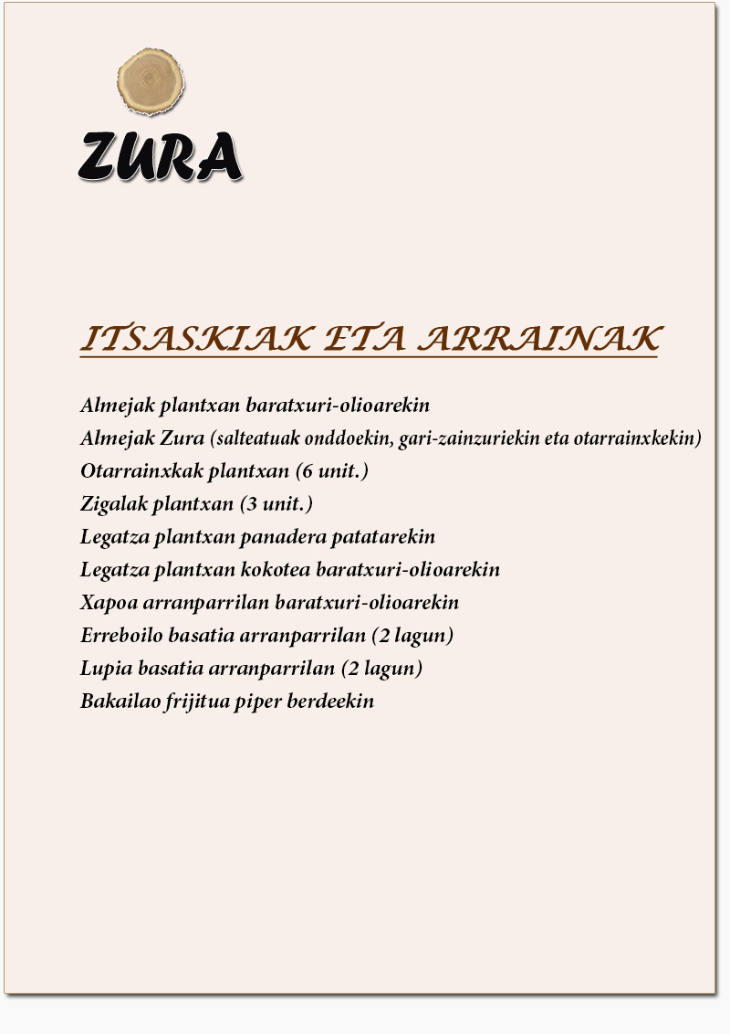 Restaurante Zura - Irun - Gipuzkoa