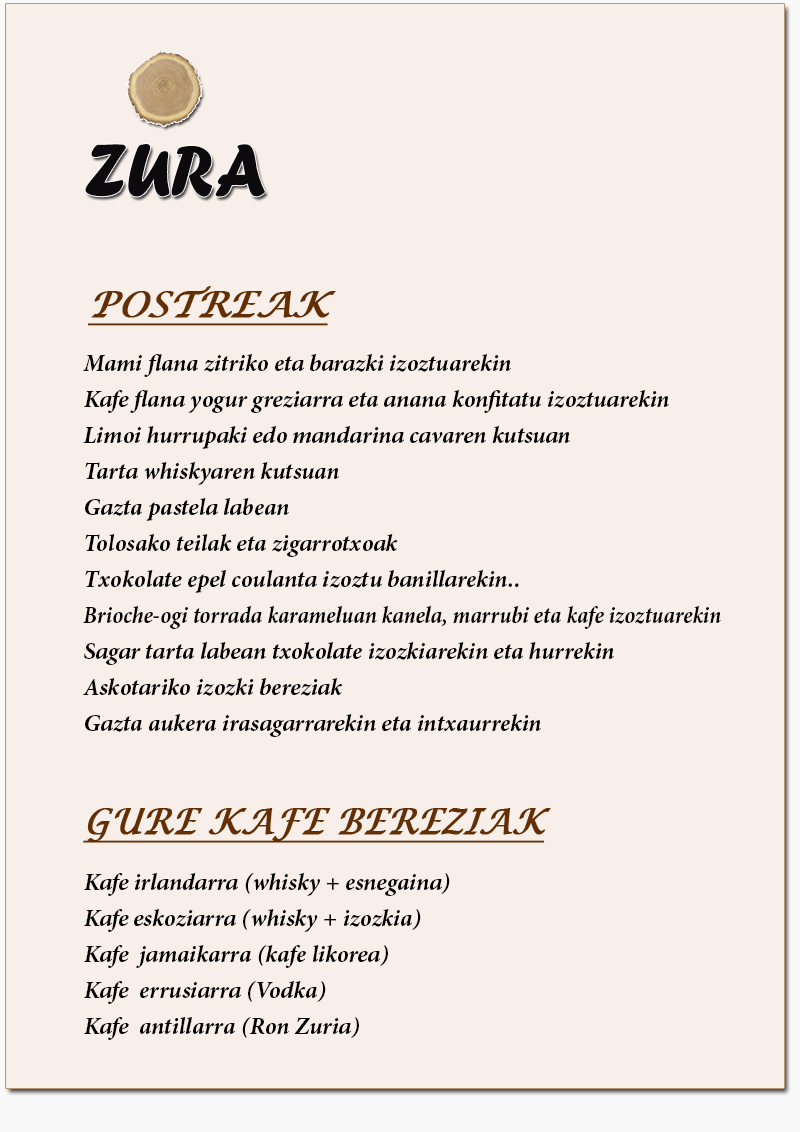 Restaurante Zura - Irun - Gipuzkoa